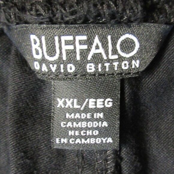 BUFFALO DAVID BITTON Womens Soft Tencel Pull-On Pants Sz XXL Black 2XL Ankle NWT - Picture 9 of 15